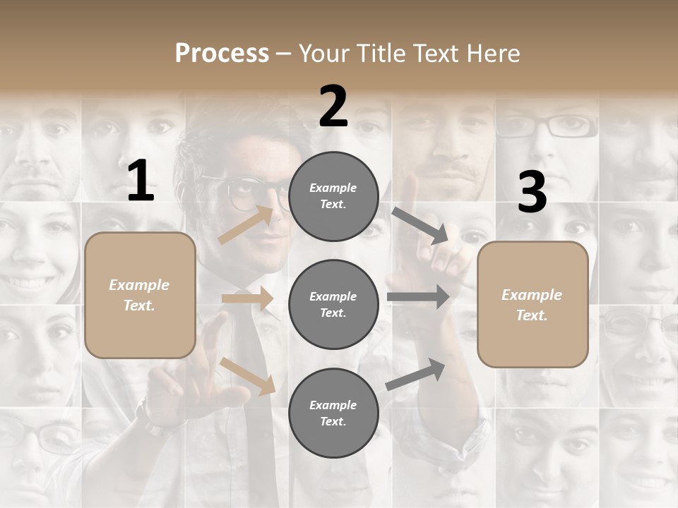 Nerd Businessman Press PowerPoint Template