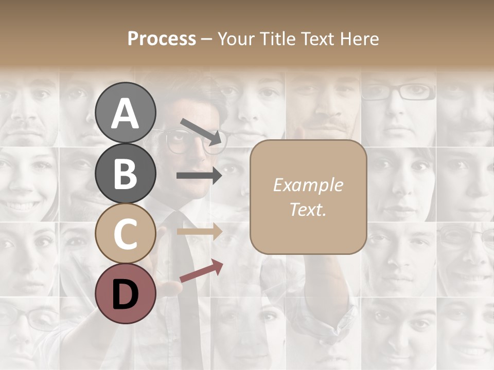 Nerd Businessman Press PowerPoint Template