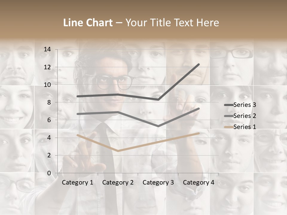 Nerd Businessman Press PowerPoint Template