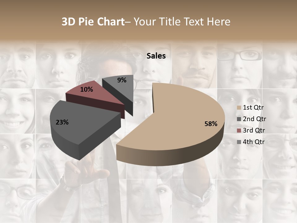 Nerd Businessman Press PowerPoint Template