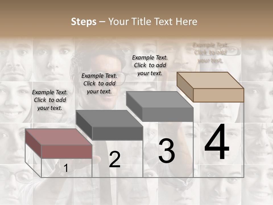 Nerd Businessman Press PowerPoint Template