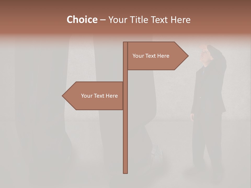Management Powerless Competition PowerPoint Template