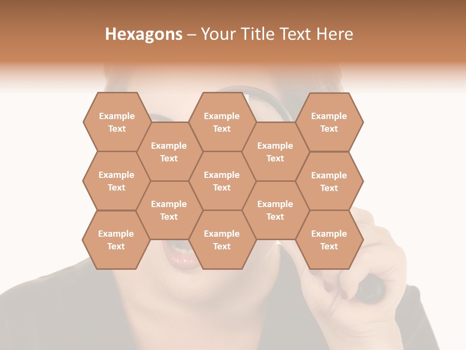 Magnifier Inspect Young PowerPoint Template