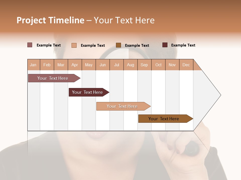 Magnifier Inspect Young PowerPoint Template