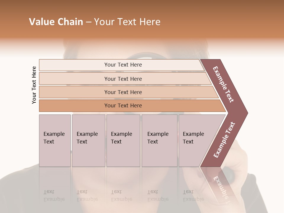 Magnifier Inspect Young PowerPoint Template