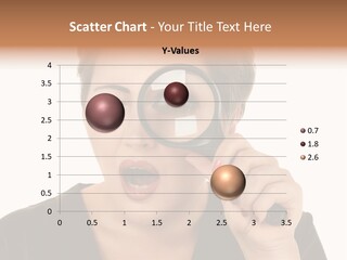 Magnifier Inspect Young PowerPoint Template