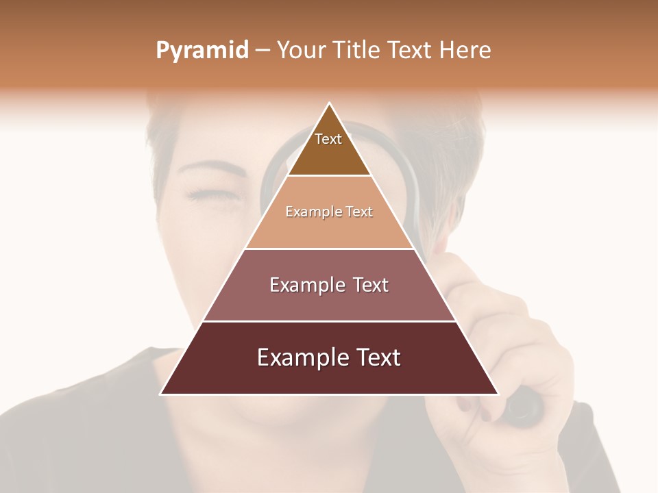 Magnifier Inspect Young PowerPoint Template