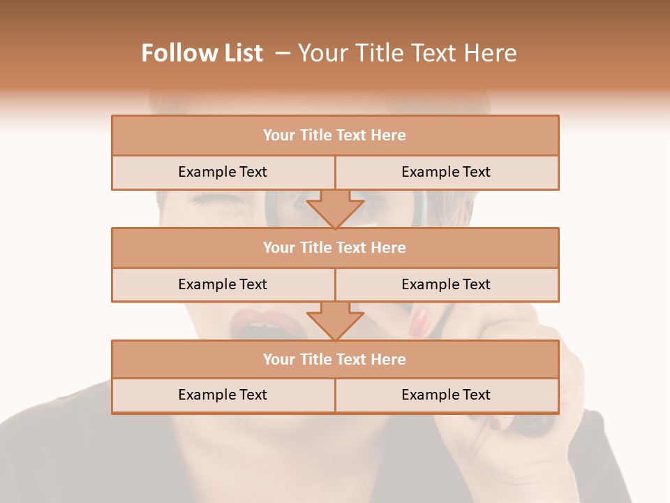 Magnifier Inspect Young PowerPoint Template