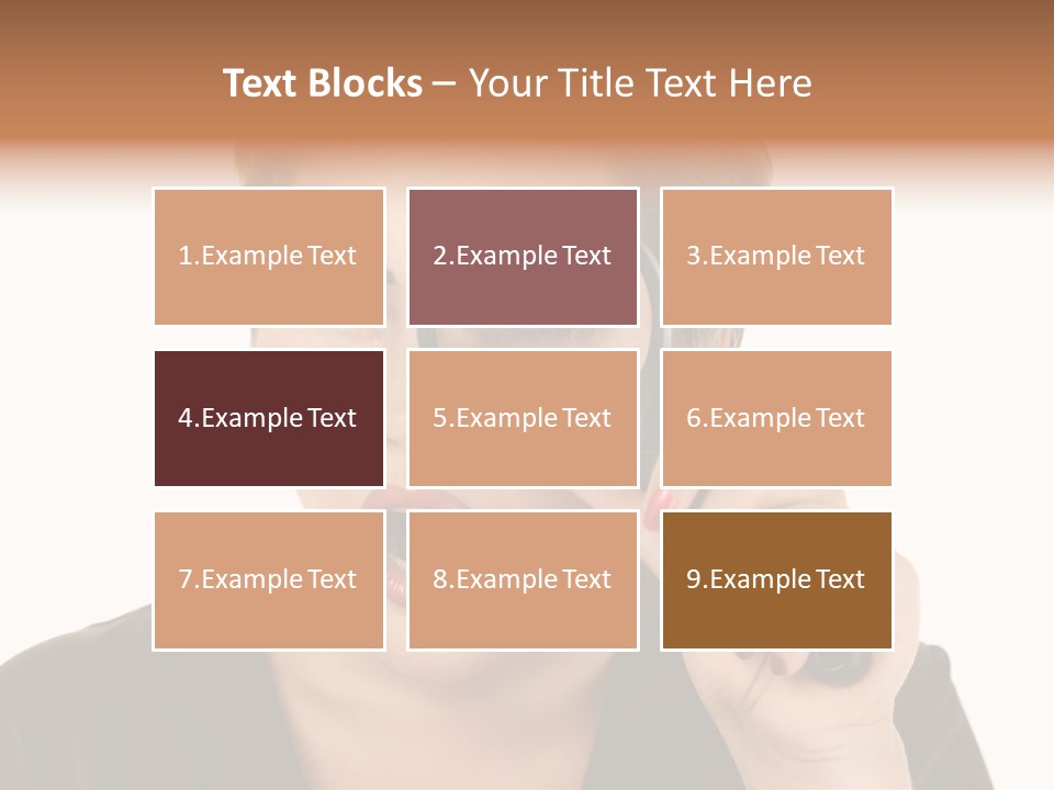 Magnifier Inspect Young PowerPoint Template