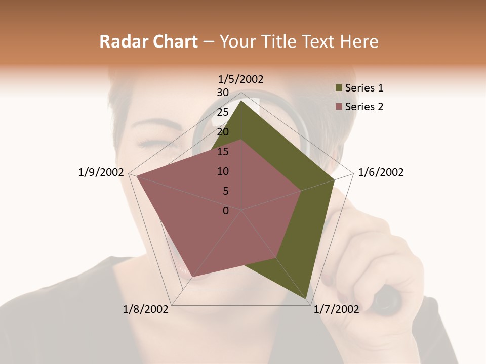 Magnifier Inspect Young PowerPoint Template