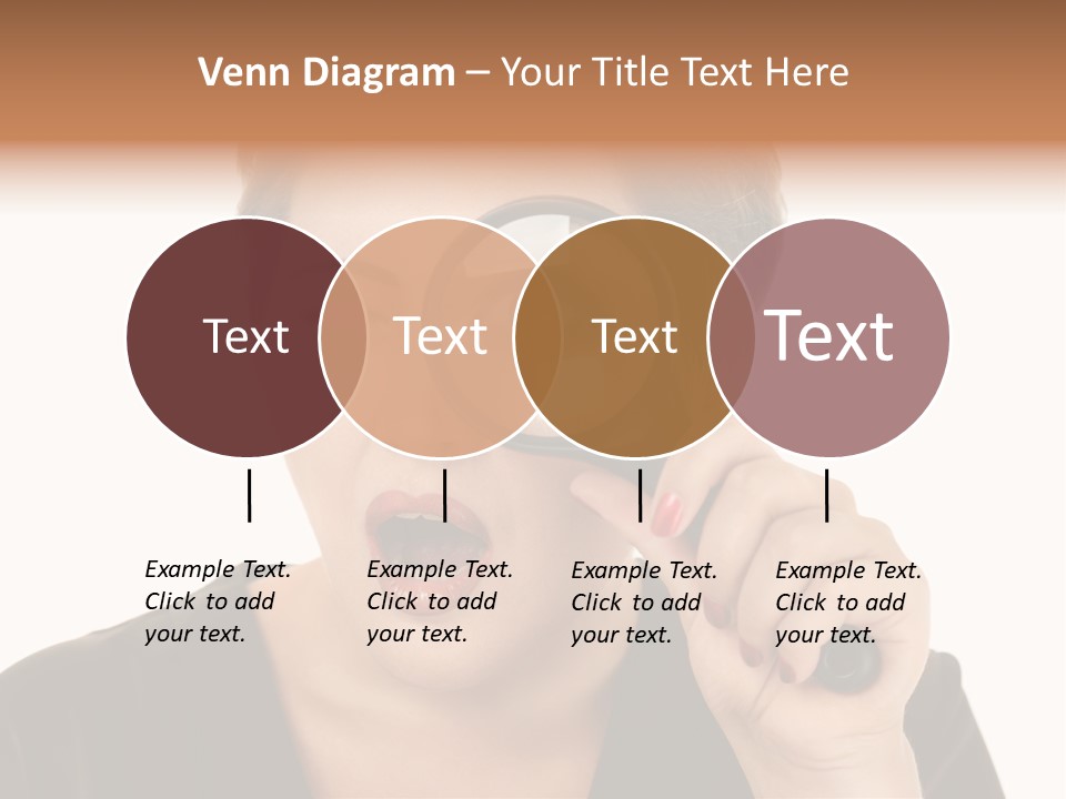 Magnifier Inspect Young PowerPoint Template