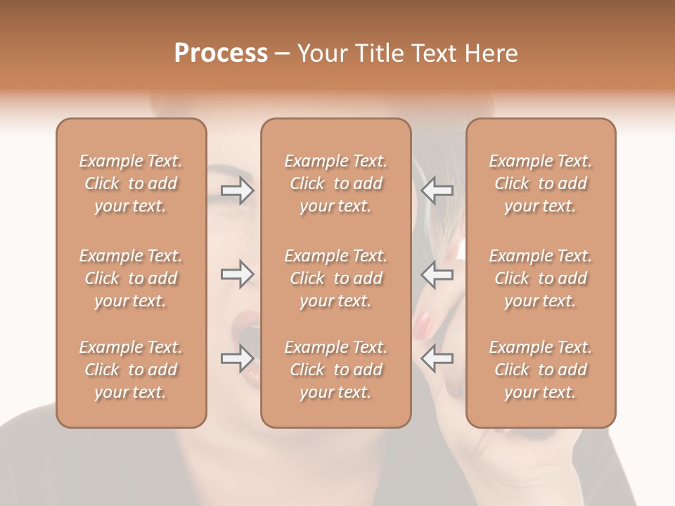 Magnifier Inspect Young PowerPoint Template