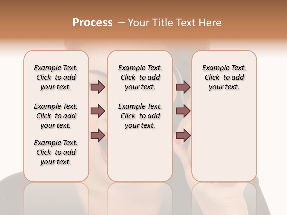 Magnifier Inspect Young PowerPoint Template