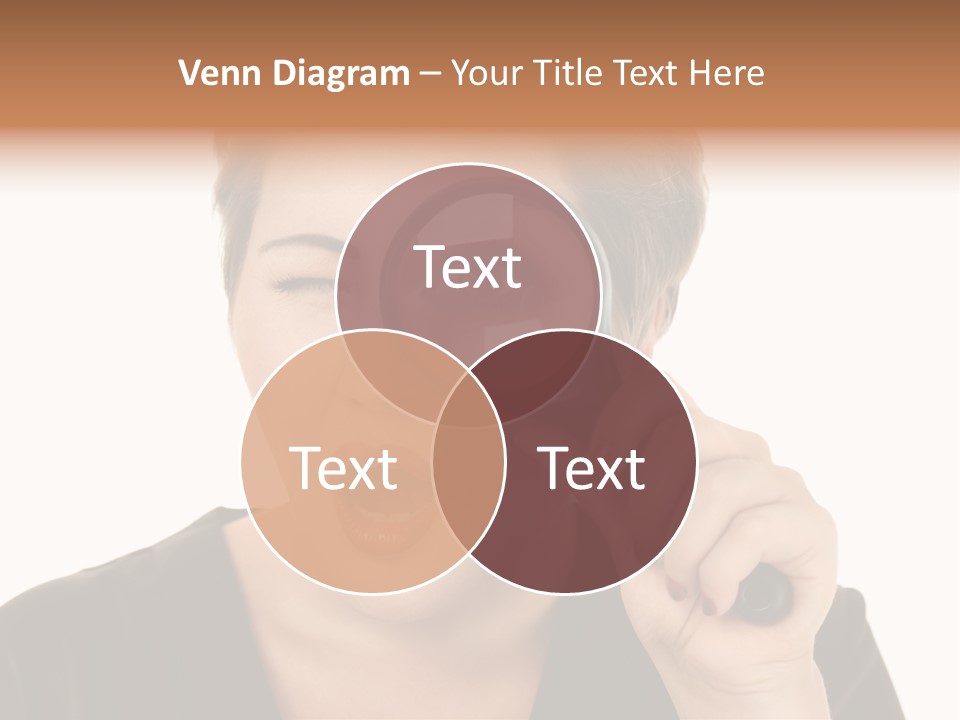 Magnifier Inspect Young PowerPoint Template