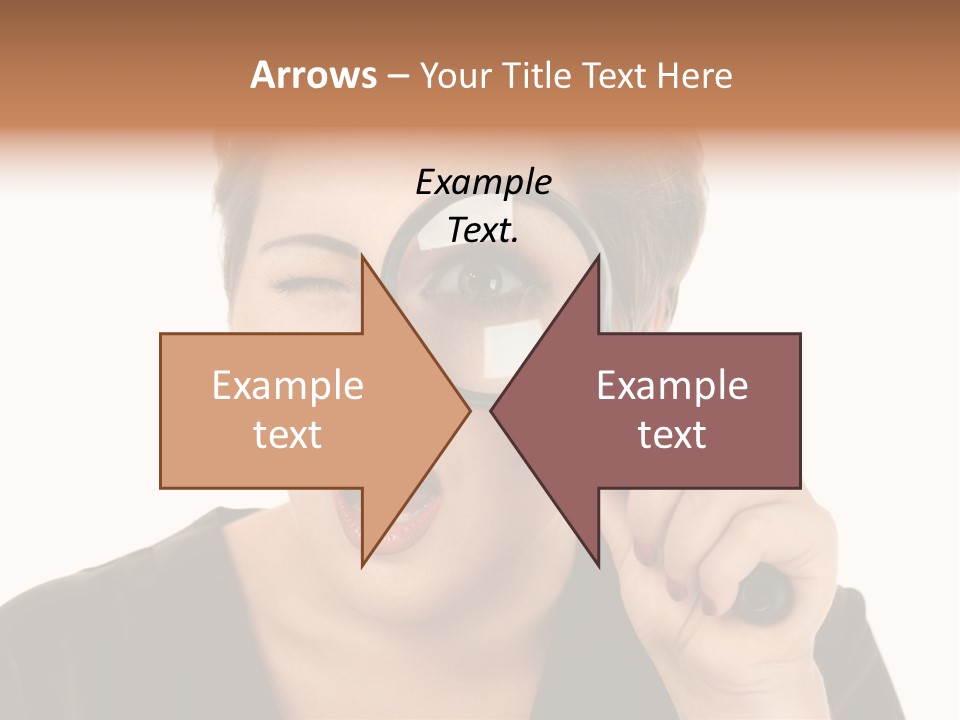 Magnifier Inspect Young PowerPoint Template