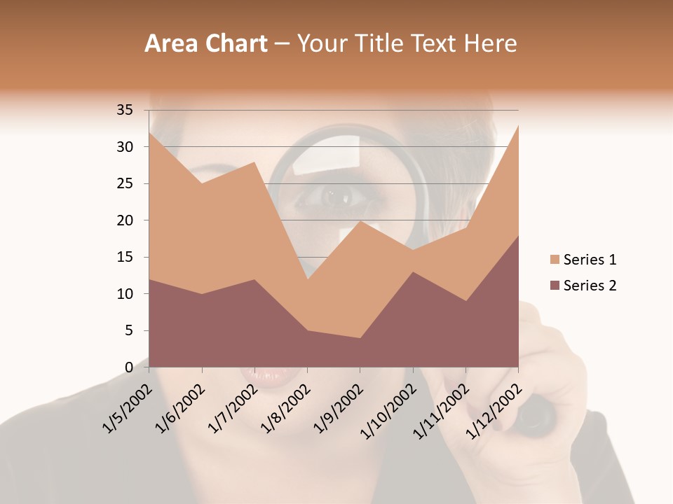 Magnifier Inspect Young PowerPoint Template
