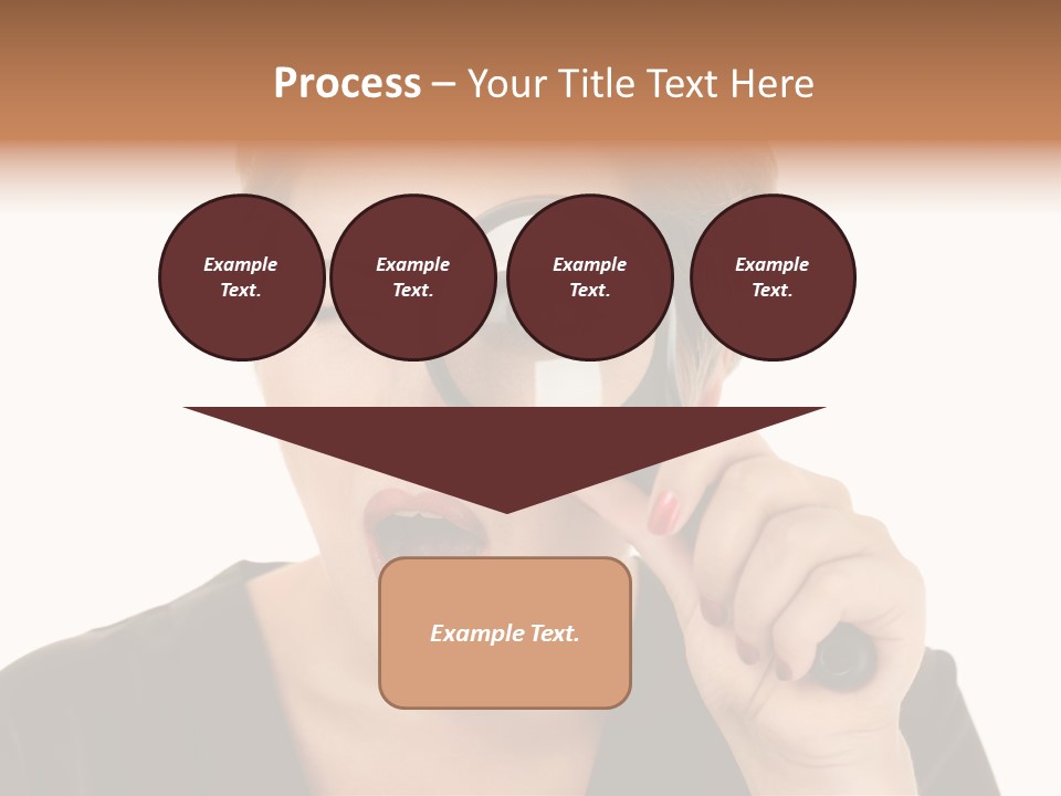 Magnifier Inspect Young PowerPoint Template