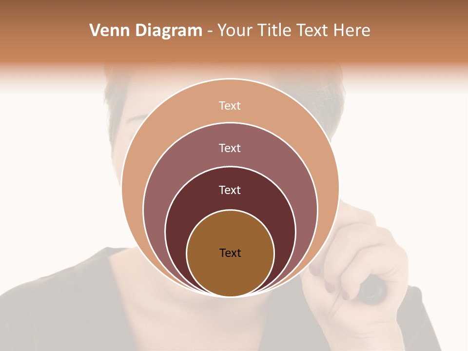 Magnifier Inspect Young PowerPoint Template