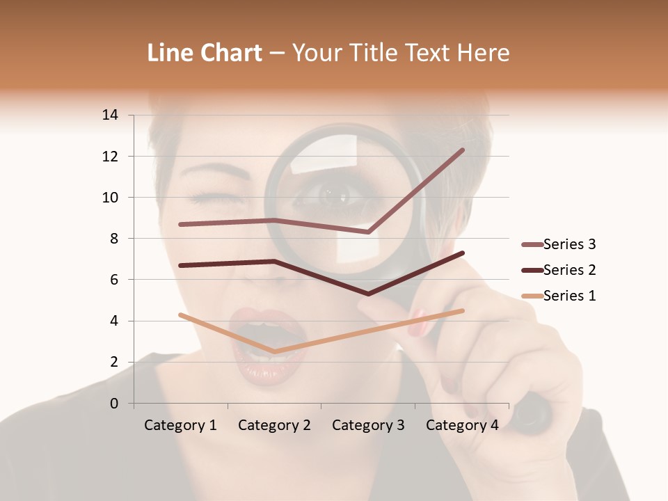 Magnifier Inspect Young PowerPoint Template