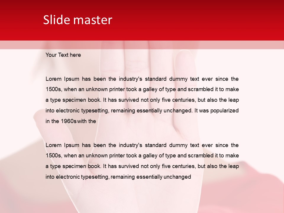 Afraid Female Abuse PowerPoint Template