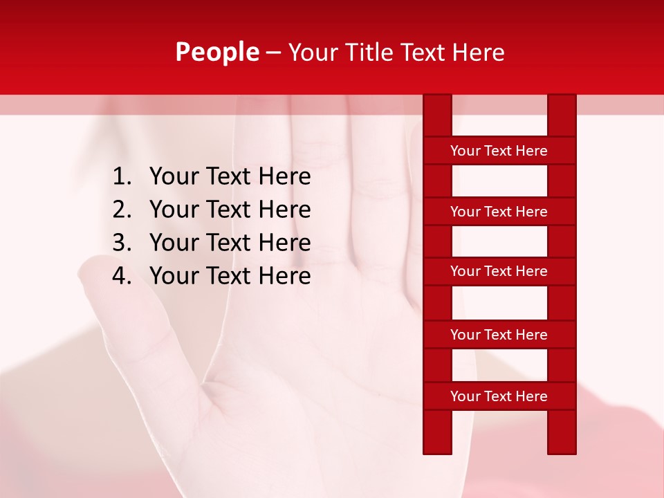 Afraid Female Abuse PowerPoint Template