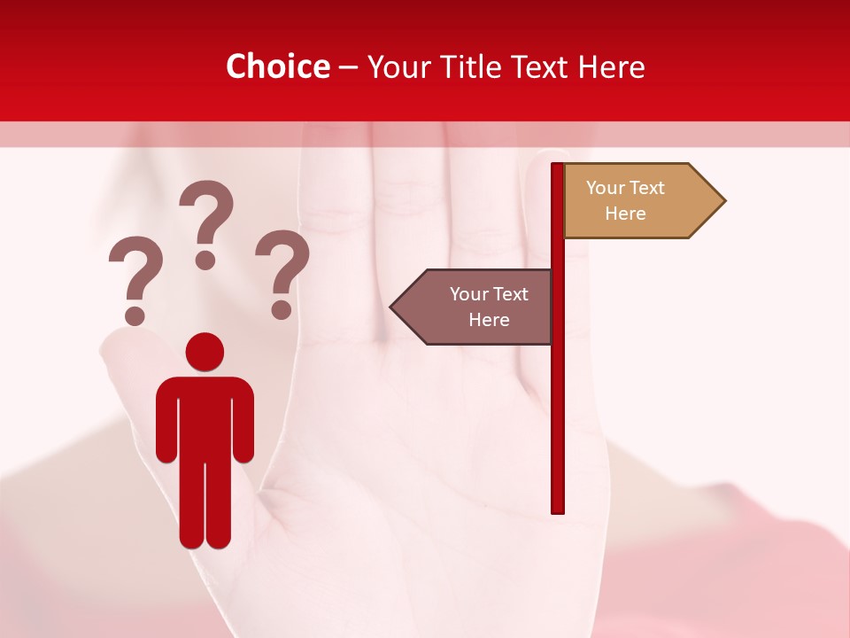 Afraid Female Abuse PowerPoint Template