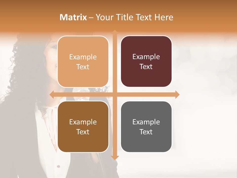 Newscaster Journalist Beautiful PowerPoint Template