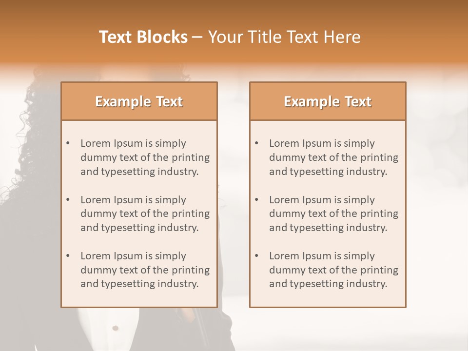Newscaster Journalist Beautiful PowerPoint Template