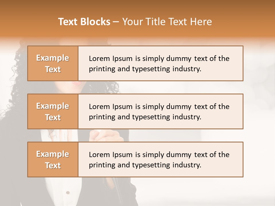 Newscaster Journalist Beautiful PowerPoint Template