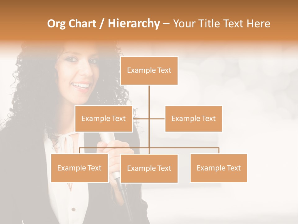 Newscaster Journalist Beautiful PowerPoint Template