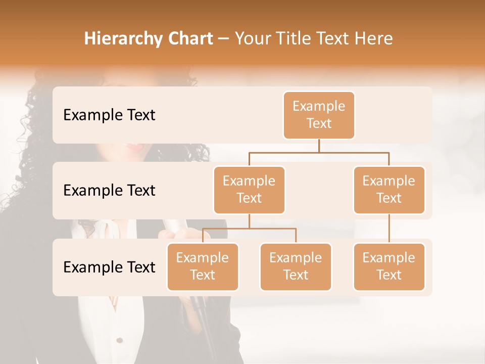 Newscaster Journalist Beautiful PowerPoint Template