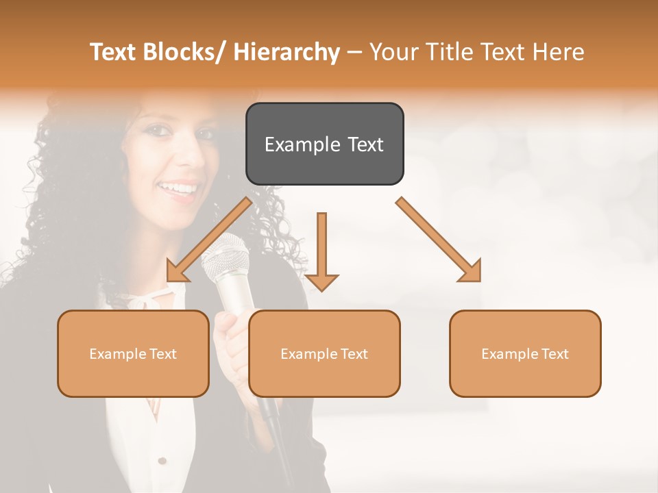 Newscaster Journalist Beautiful PowerPoint Template