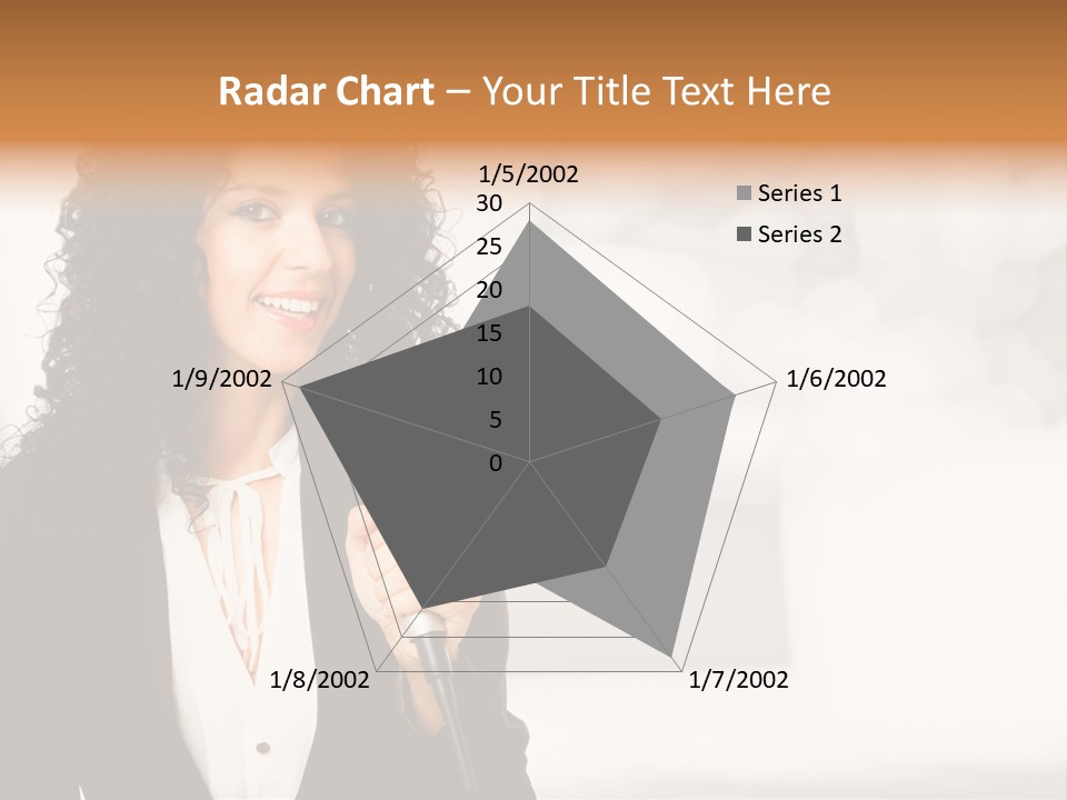 Newscaster Journalist Beautiful PowerPoint Template