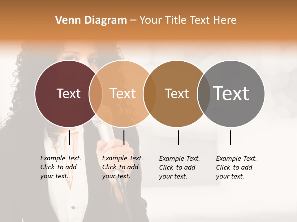 Newscaster Journalist Beautiful PowerPoint Template