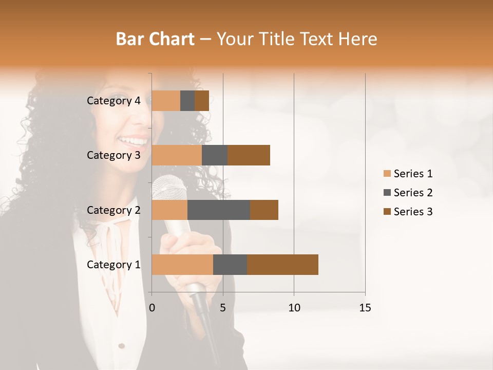 Newscaster Journalist Beautiful PowerPoint Template