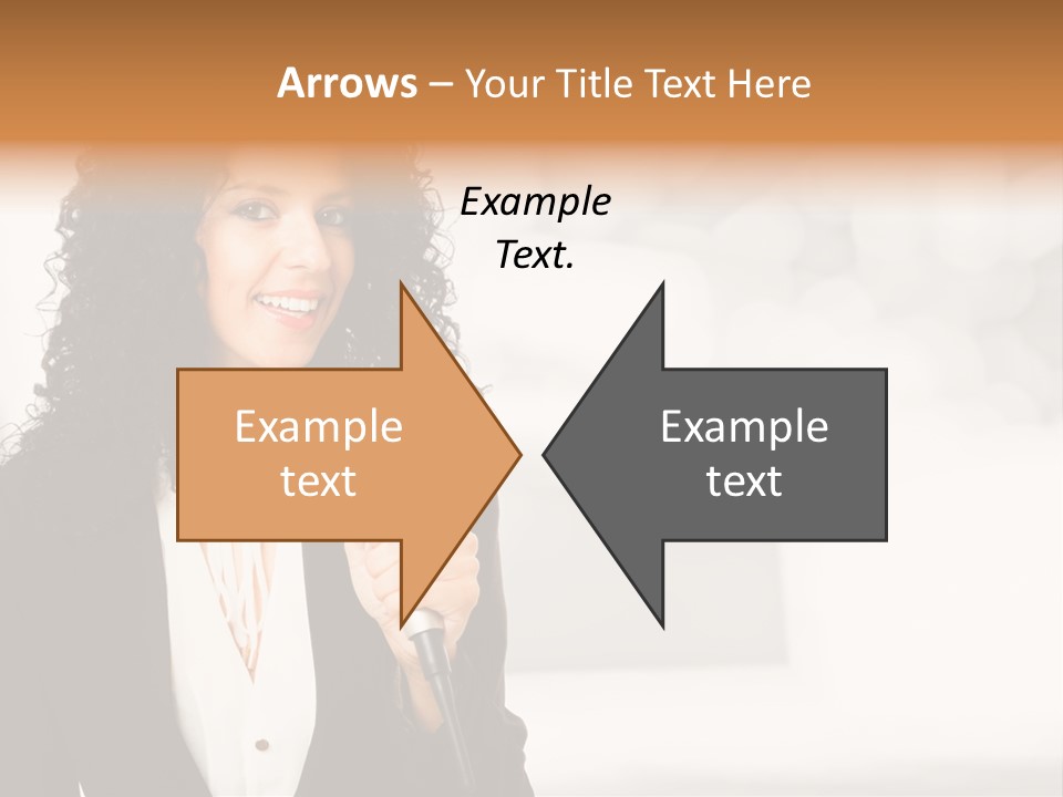 Newscaster Journalist Beautiful PowerPoint Template