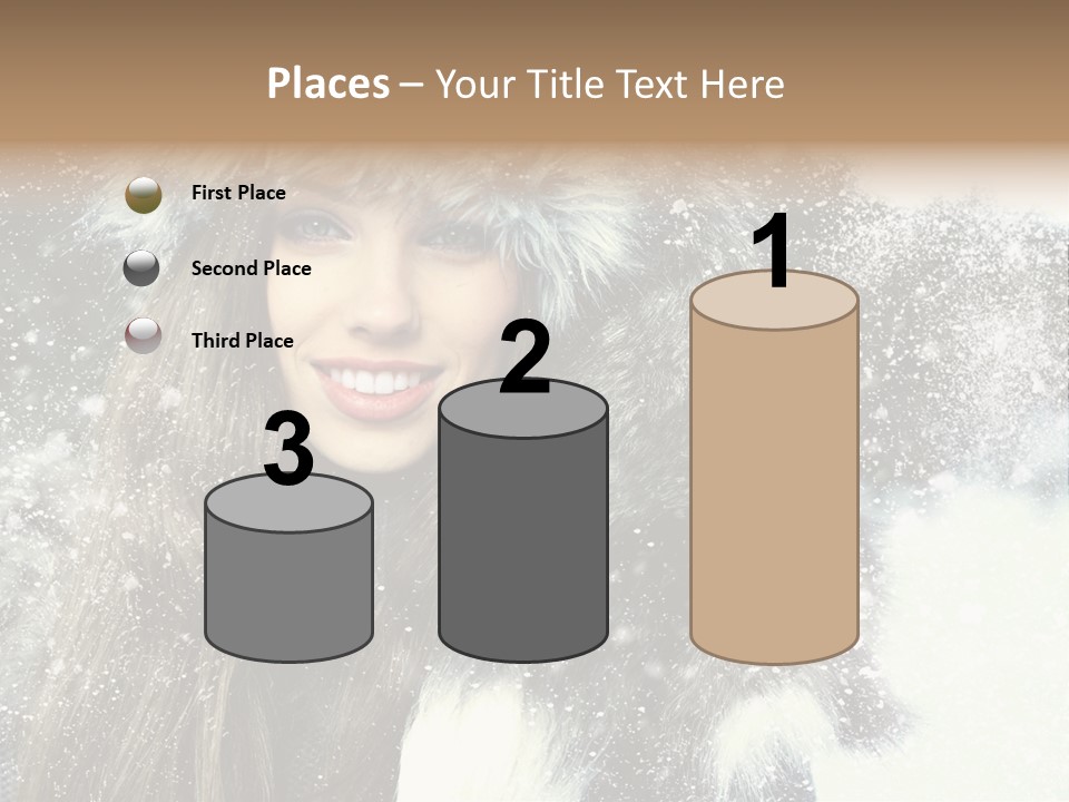 Portrait Sexy Purity PowerPoint Template