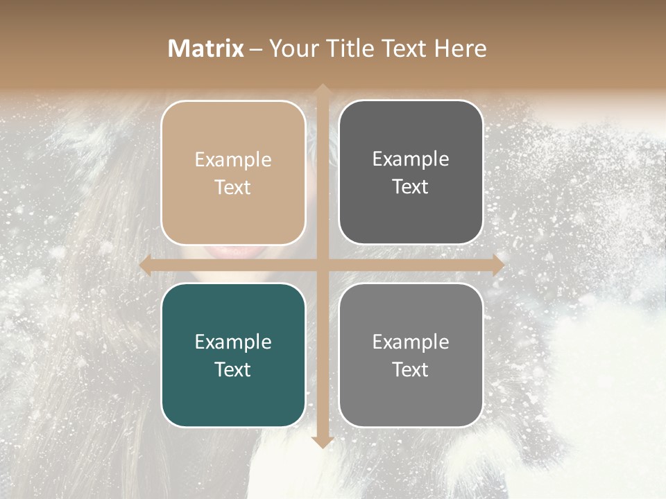 Portrait Sexy Purity PowerPoint Template