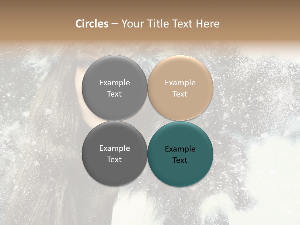 Portrait Sexy Purity PowerPoint Template