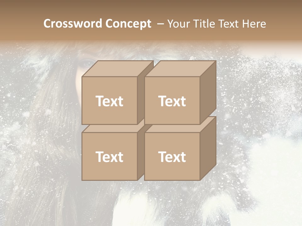 Portrait Sexy Purity PowerPoint Template