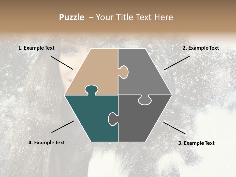 Portrait Sexy Purity PowerPoint Template