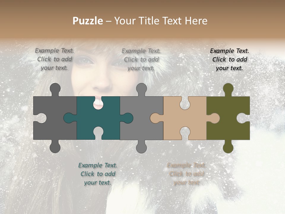 Portrait Sexy Purity PowerPoint Template