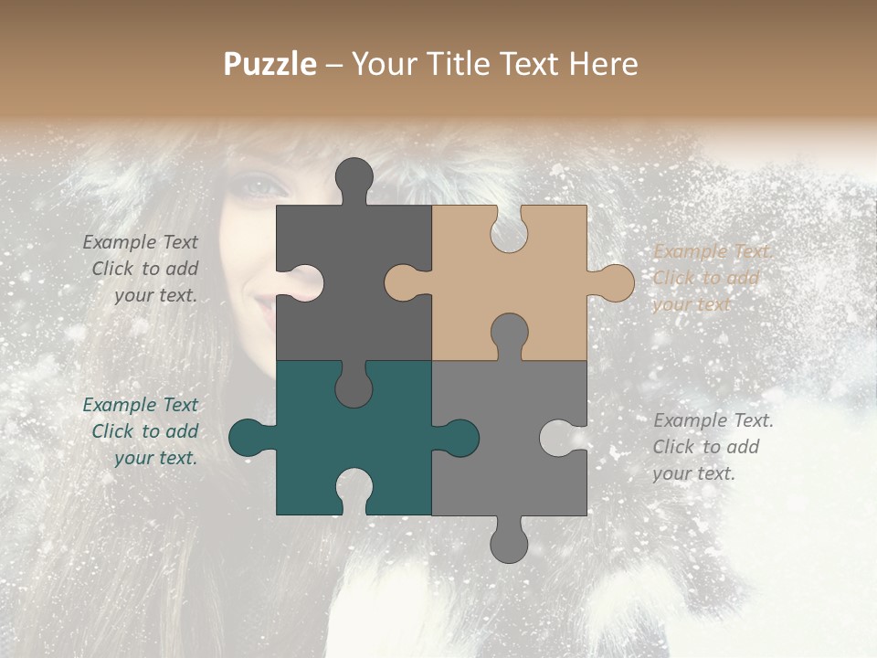 Portrait Sexy Purity PowerPoint Template