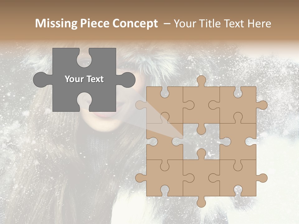 Portrait Sexy Purity PowerPoint Template