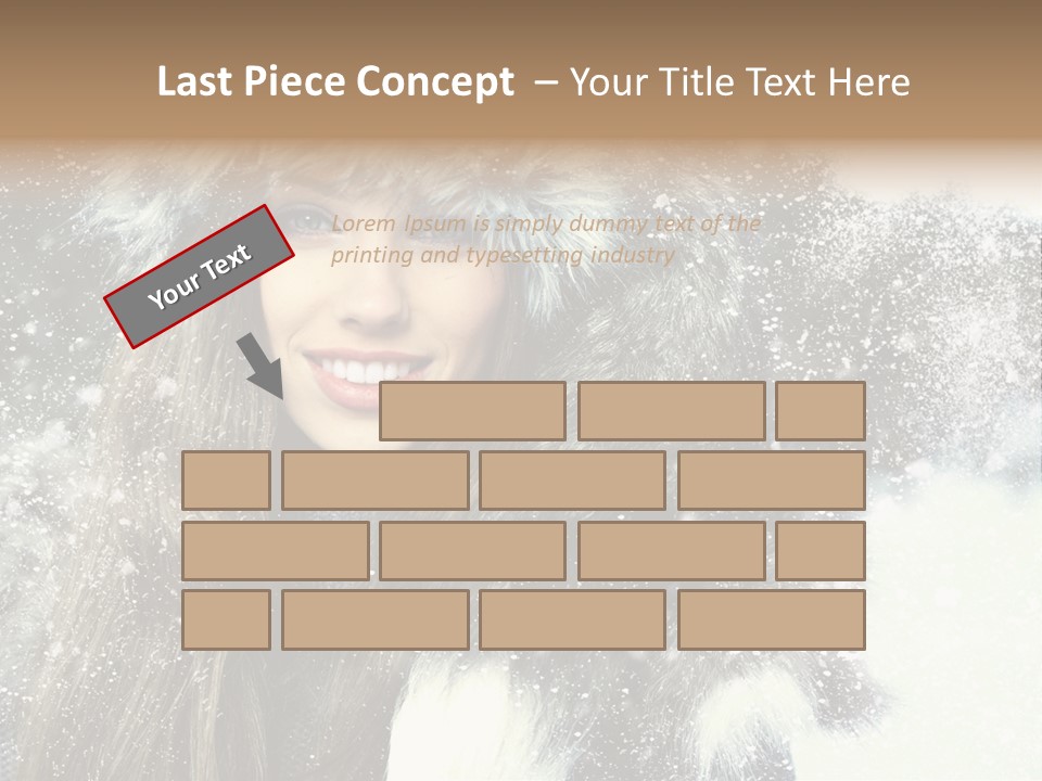 Portrait Sexy Purity PowerPoint Template