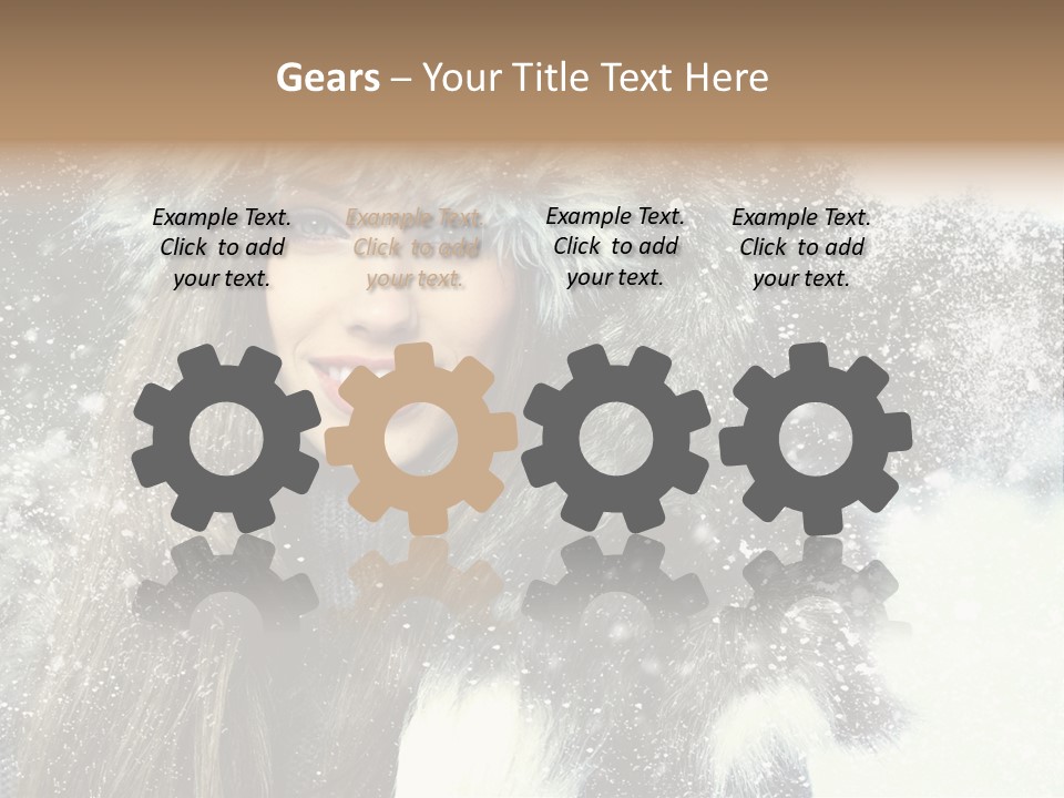 Portrait Sexy Purity PowerPoint Template