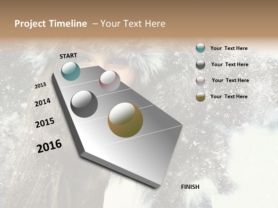 Portrait Sexy Purity PowerPoint Template