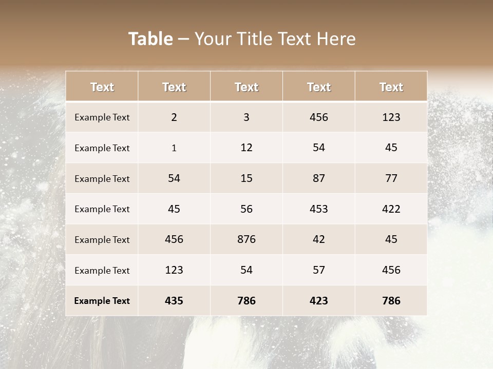 Portrait Sexy Purity PowerPoint Template