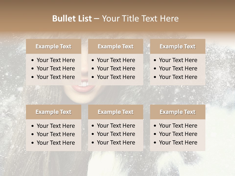 Portrait Sexy Purity PowerPoint Template