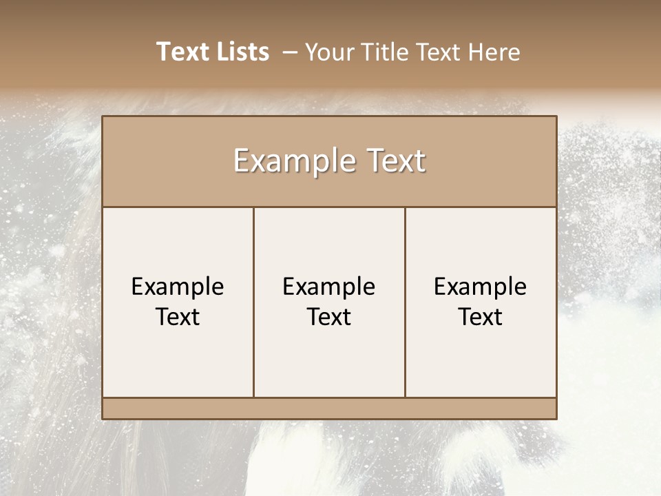 Portrait Sexy Purity PowerPoint Template